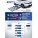 Пороги алюминиевые Rival Silver для Haval F7/F7x 2019-2021